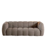 Bronx71 3-Sitzer-Sofa Luca Bouclé braun/grau