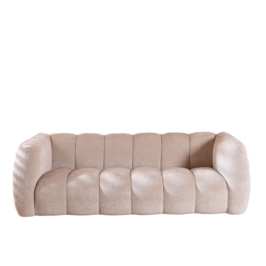 3-Sitzer-Sofa Luca chenille sand