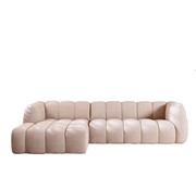 Bronx71 Ecksofa Luca Chenille beige links