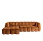 Ecksofa Luca Chenille kupfer links