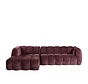 Ecksofa Luca Chenille lila links