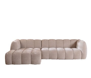 Bronx71 Ecksofa Luca Chenille sand links