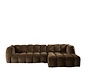 Ecksofa Luca Chenille mocha rechts