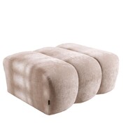 Bronx71 Hocker Luca Chenille sand