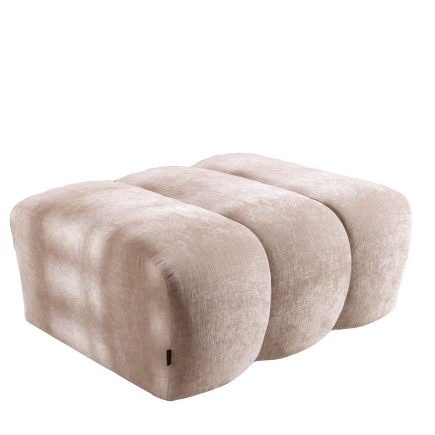 Hocker Luca Chenille sand