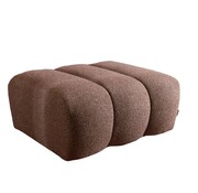 Bronx71 Hocker Luca Bouclé rot/rosa