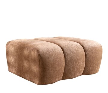 Bronx71 Hocker Luca Chenille peach