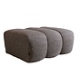 Hocker Luca Bouclé braun/grau