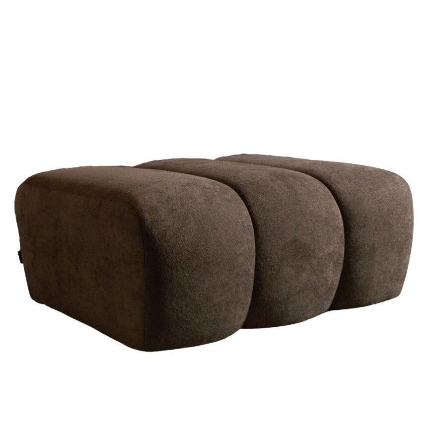 Hocker Luca Chenille braun