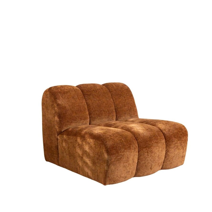 Sessel Luca Chenille kupfer