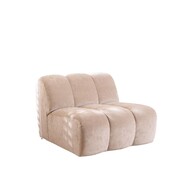 Bronx71 Sessel Luca Chenille sand