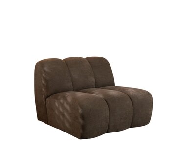 Bronx71 Sessel Luca Chenille braun