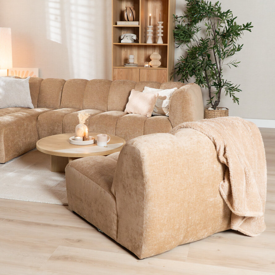 Sessel Luca Chenille peach