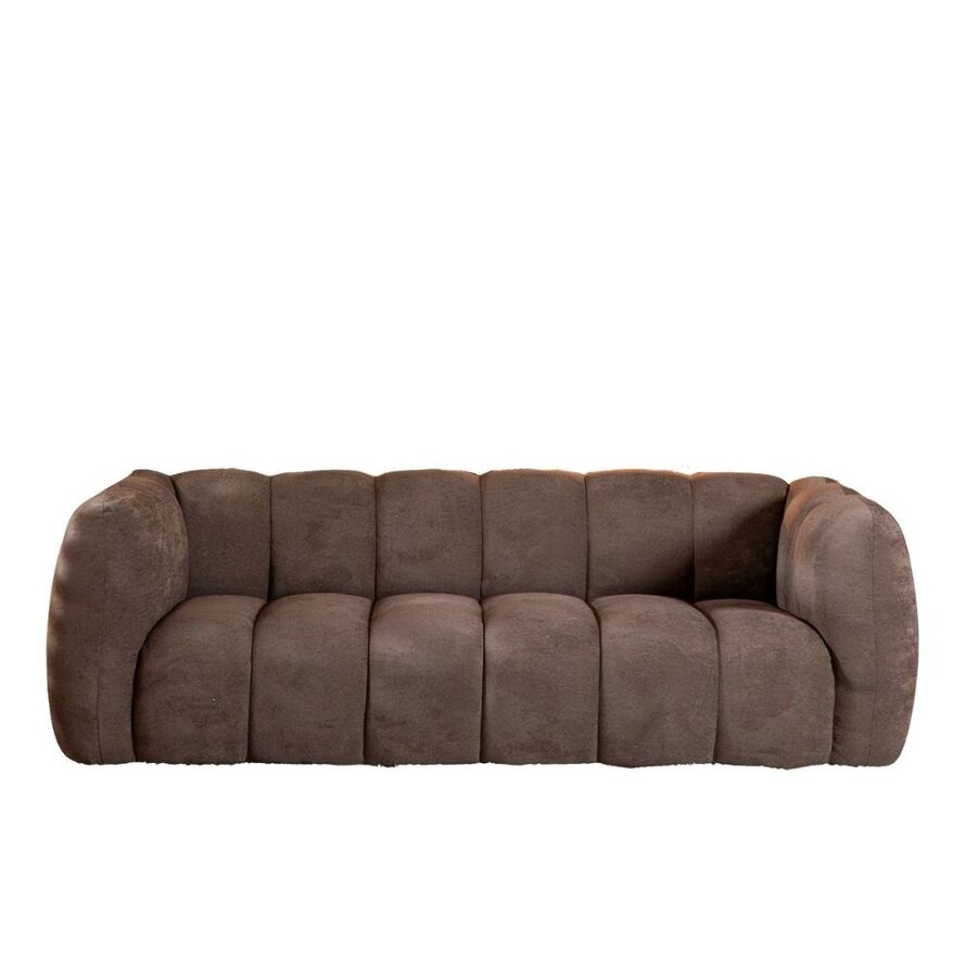 3-Sitzer-Sofa Luca Chenille braun