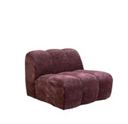 Bronx71 Sessel Luca Chenille lila