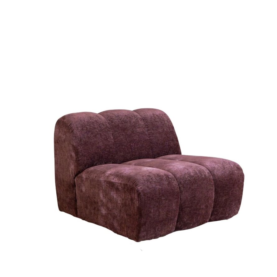 Sessel Luca Chenille lila