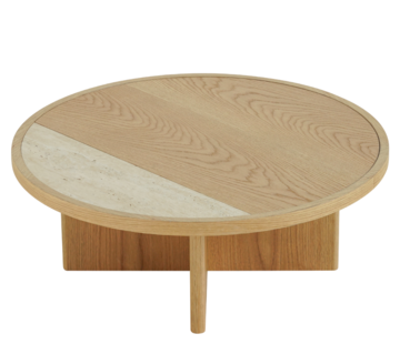 Bronx71 Couchtisch Maeva Ø80 cm Eiche hell