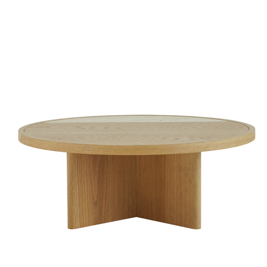 Couchtisch Maeva Ø80 cm Eiche hell