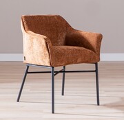 Bronx71 Stuhl Nubo Chenille Kupfer