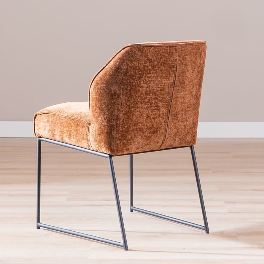 Stuhl Momo Chenille Kupfer