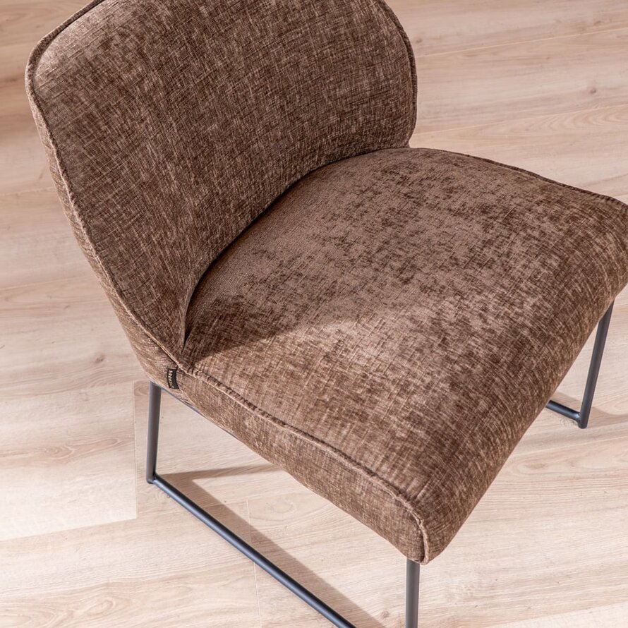 Stuhl Momo Chenille Mocha