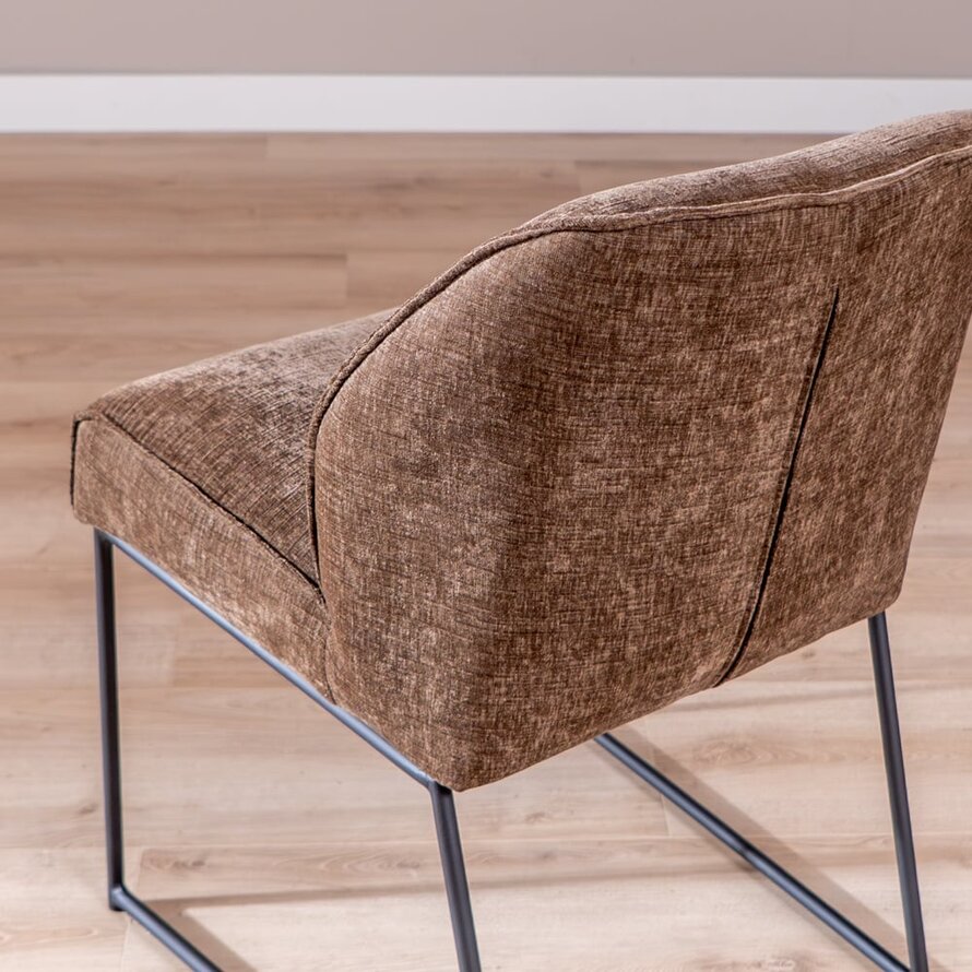 Stuhl Momo Chenille Mocha