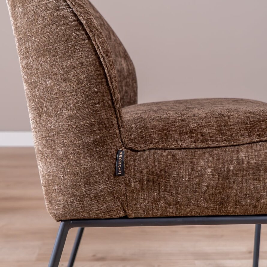 Stuhl Momo Chenille Mocha