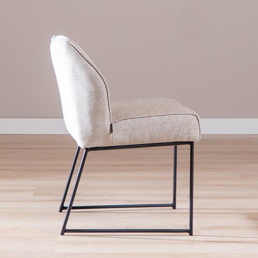 Stuhl Momo Chenille Sand