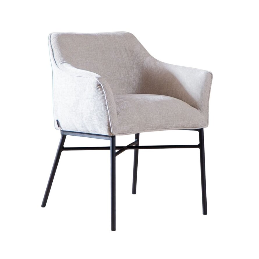 Stuhl Nubo Chenille Sand