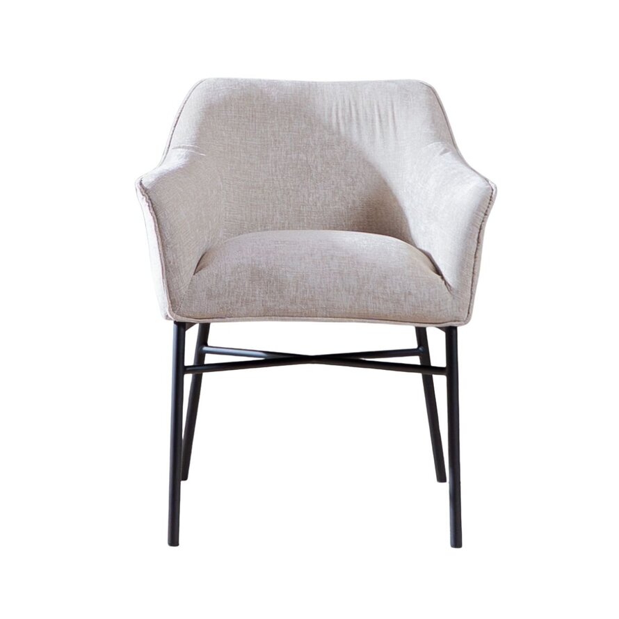 Stuhl Nubo Chenille Sand