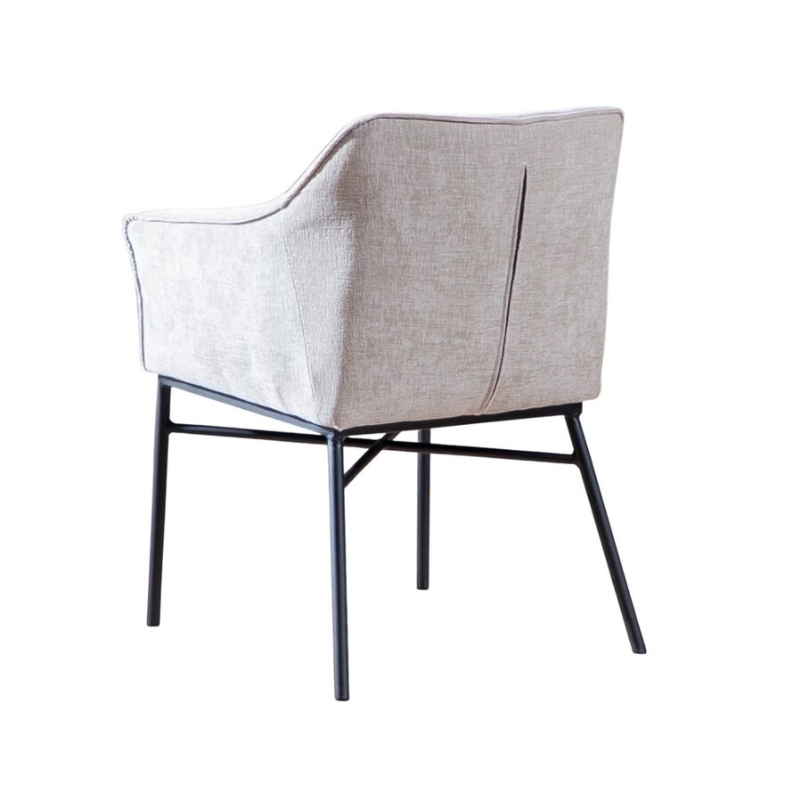 Stuhl Nubo Chenille Sand