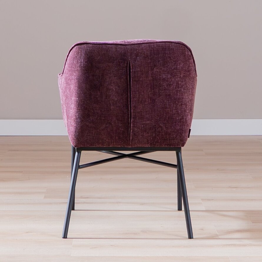 Stuhl Nubo Chenille Lila