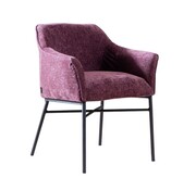 Bronx71 Stuhl Nubo Chenille Lila