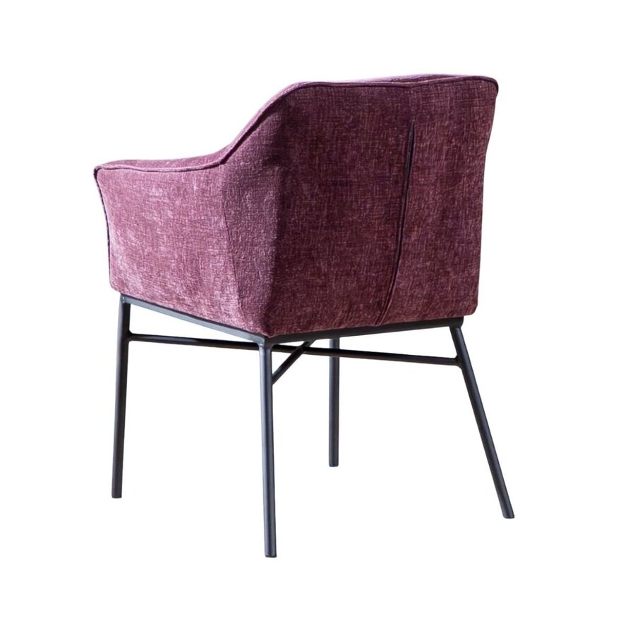 Stuhl Nubo Chenille Lila