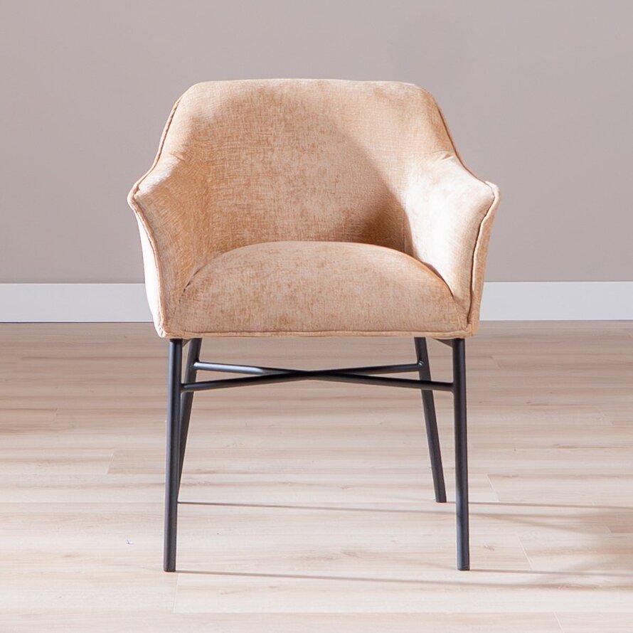 Stuhl Nubo Chenille Peach