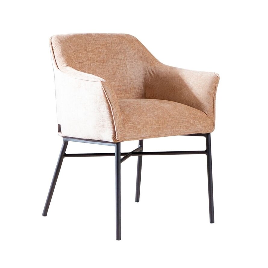 Stuhl Nubo Chenille Peach