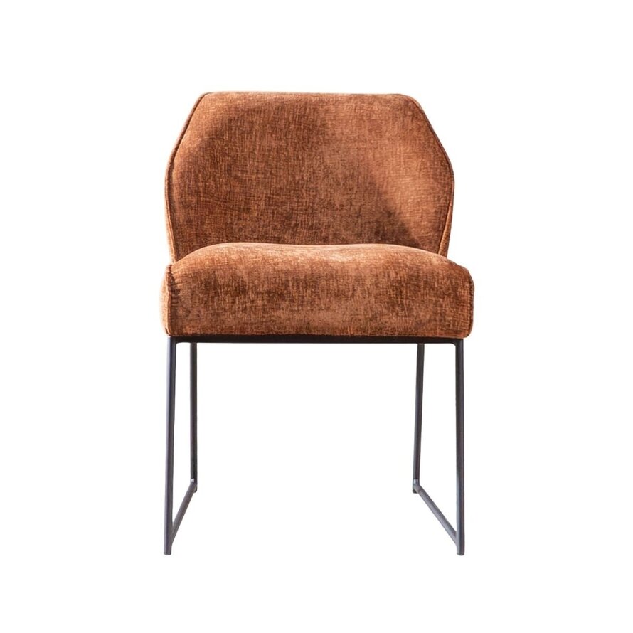 Stuhl Momo Chenille Kupfer