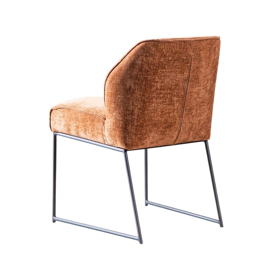 Stuhl Momo Chenille Kupfer