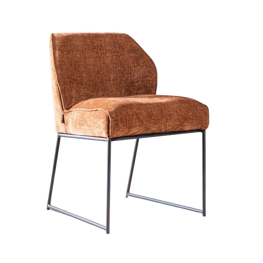 Stuhl Momo Chenille Kupfer