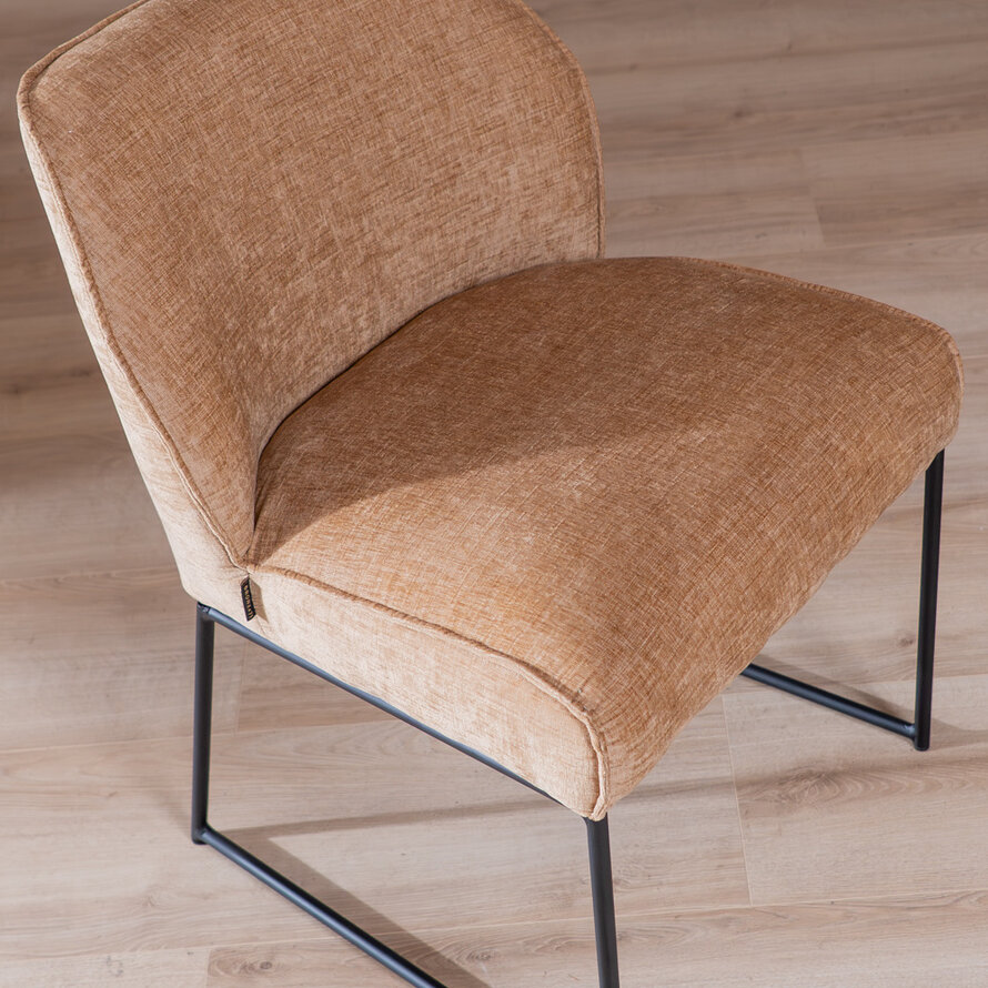 Stuhl Momo Chenille Peach