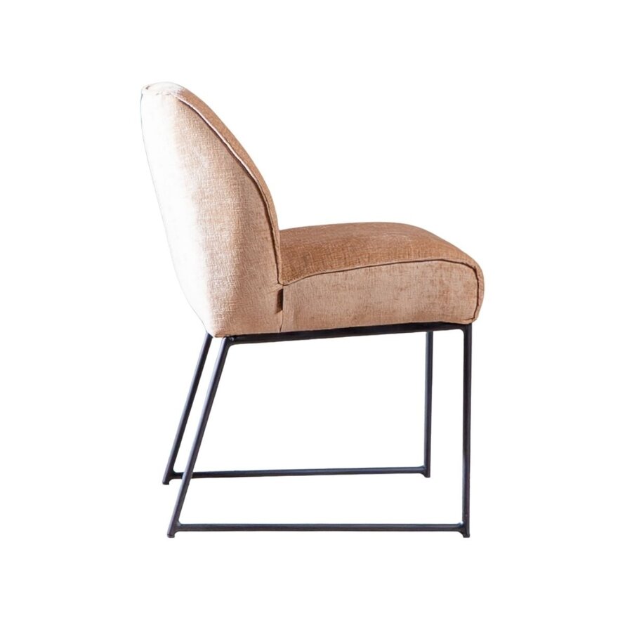 Stuhl Momo Chenille Peach