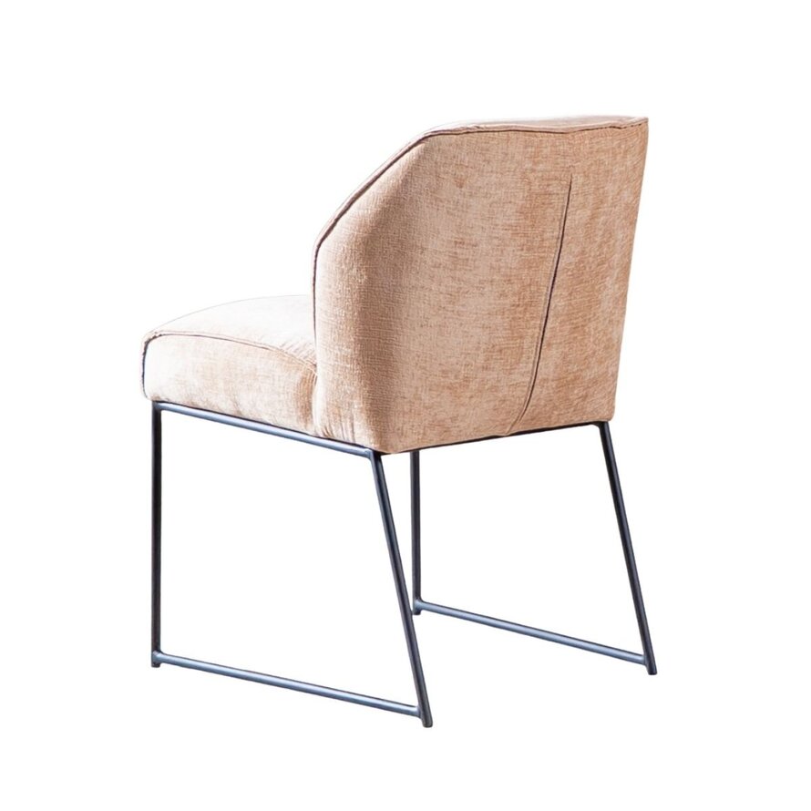 Stuhl Momo Chenille Peach