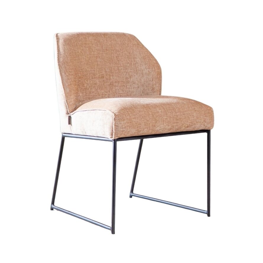 Stuhl Momo Chenille Peach