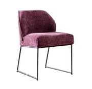 Bronx71 Stuhl Momo Chenille Lila
