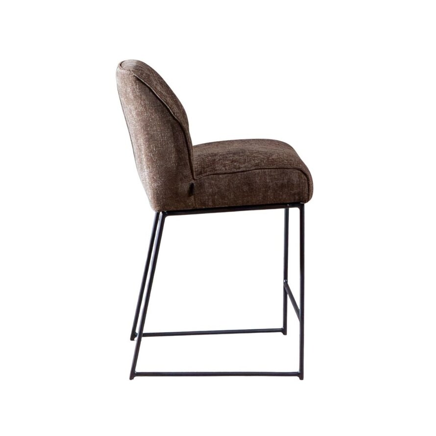 Barhocker Momo Chenille Mocha 73 cm