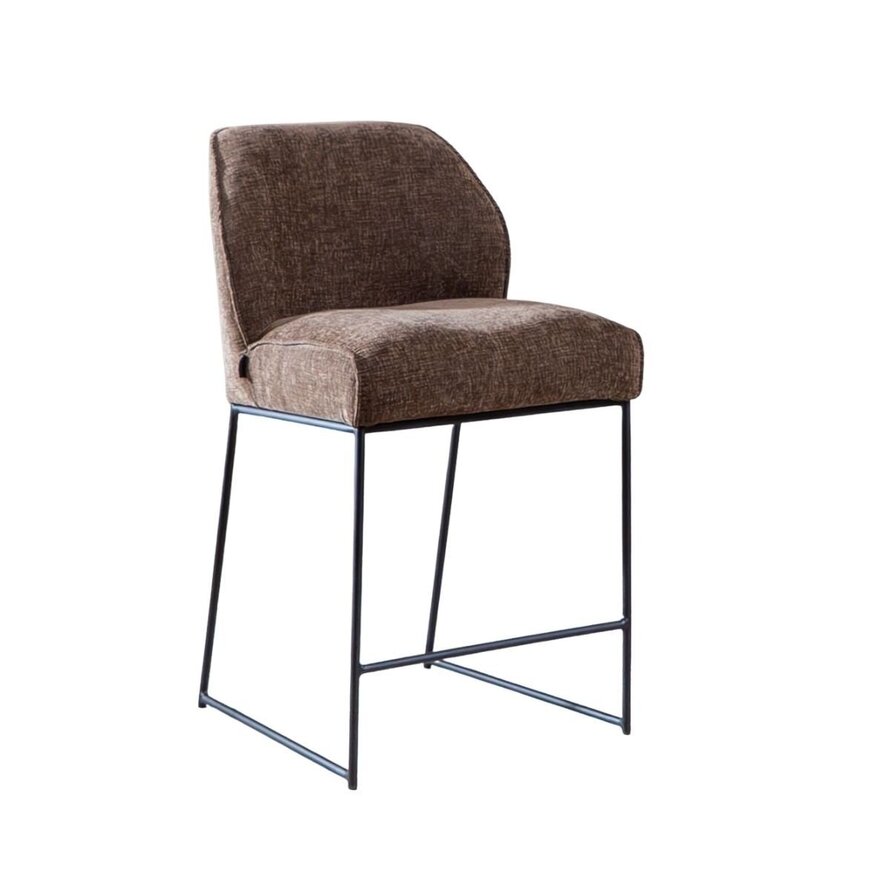 Barhocker Momo Chenille Mocha 73 cm