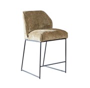 Bronx71 Barhocker Momo Chenille Olivgrün 73 cm