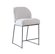 Bronx71 Barhocker Momo Chenille Sand 73 cm