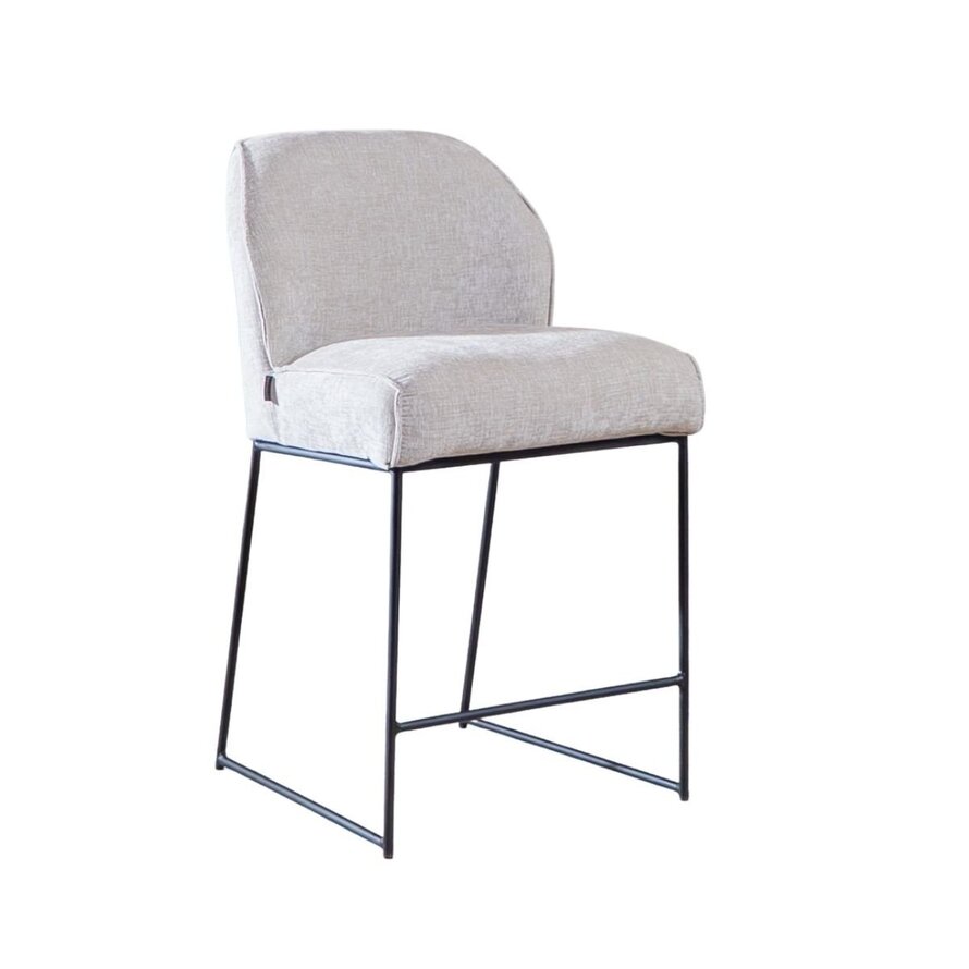 Barhocker Momo Chenille Sand 73 cm