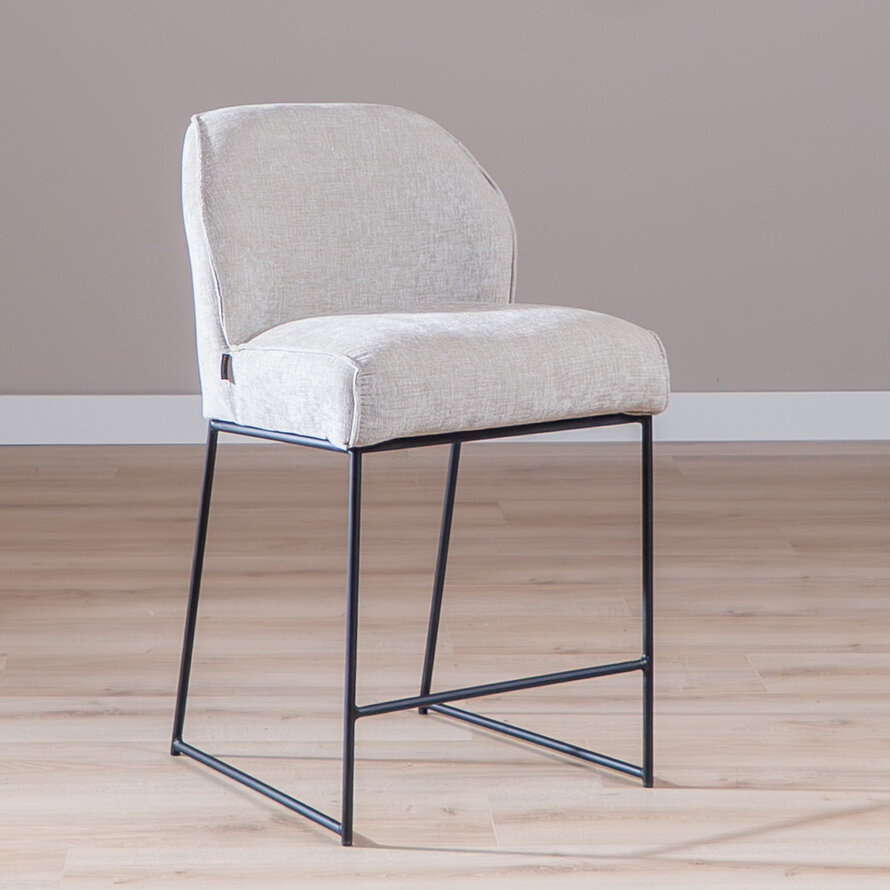 Barhocker Momo Chenille Sand 73 cm